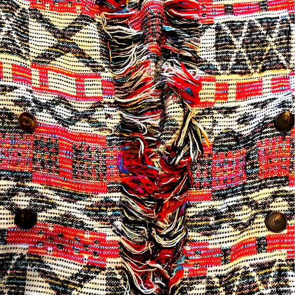 Bright Woven Aztec Pattern Jacket - Picture 3 of 5